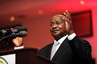 President Museveni is expected to focus on Monetary Union in his EAC address today.  The New Times/ File.