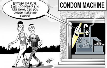 Many condom vending machines at city hotspots and lodges are either run down or idle, signalling the possibility that Kigali could be short of the HIV preventive gadgets.