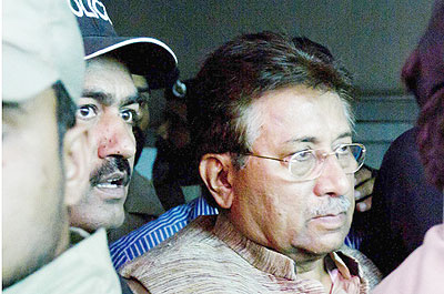 Musharraf was first attached to the killing by the Anti-Terrorism Court in February 2011. Net photo.