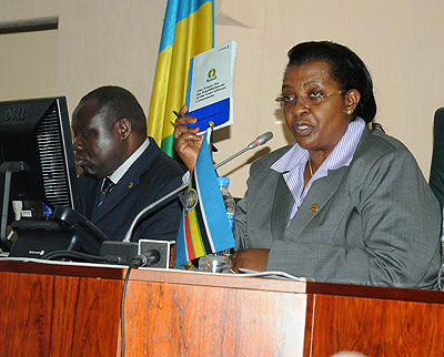 Margaret Zziwa, EALA Speaker. 