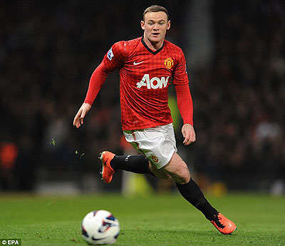 Wayne Rooney is the Premier League's richest player in a list. Net photo.