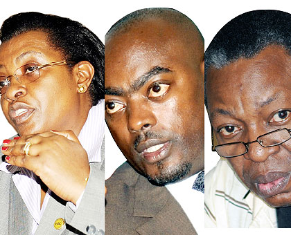  EALA Speaker Zziwa, and MPs Mbidde and Makongor.