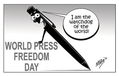 Today, journalists around the world will celebrate the World Press Freedom Day, which falls on May 3.