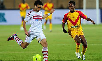 Zamalek caught cold in Cairo as Ethiopia's Saint George grab 1-1 draw in the first leg in Cairo. Net photo.