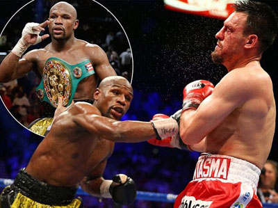 Mayweather produces a masterclass against Guerrero to cruise to punch-perfect victory. Net photo