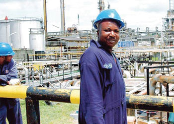 Kenya oil refinery (above) is facing financial challenges. File photo.