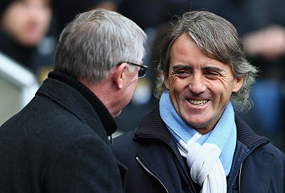 Mancini has been Fergusonu2019s immediate rival during his three-and-a-half years as City manager. Net photo.