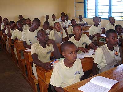 Pupils in a classroom. The New Times / File.