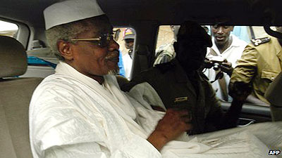 Hissene Habre has lived in exile in Senegal for more than 20 years. Net photo.