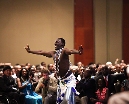 Guests are entertained at the Rwanda Day event in Chicago in 2011. Saturday Times/Village Urugwiro.