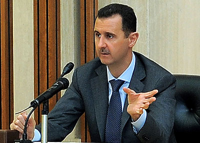 Syrian President Bashar al-Assad. Net photo.