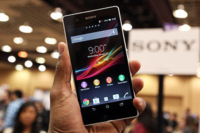 Sony Xperia smartphone. Sony is shifting focus to the African market.  Net photo