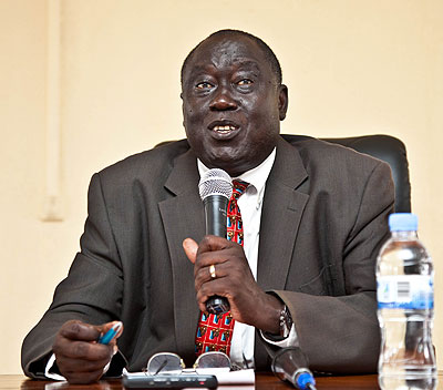 Tharcisse Karugarama, Justice minister. 