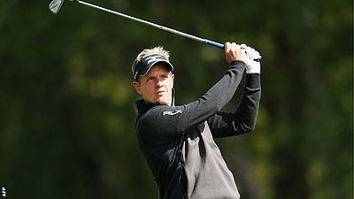 Luke Donald made an awful start to his defence of his PGA Championship title on day one at Wentworth. Net photo.