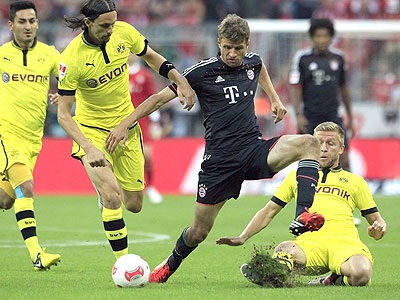 Tradition meets modernism in German Wembley showdown as Bayern take on Dortmund this evening. Net photo.