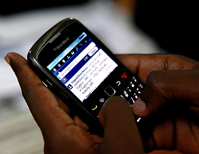 Rwandans spent over Rwf23b on calls and SMSs between January and March.  The New Times/File.