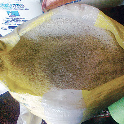 The price of rice have dropped from Rwf1,000 to Rwf900. The New Times / Peterson Tumwebaze.