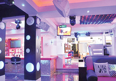 The interior view of K-Club. Net photo.