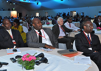 Delegates at a high level debate at the Annual Meeting at the African Development Bank in Marrakech on May 29. The New Times/ Village Urugwiro.