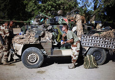 The Malian military in Jan.2013. Xinhua Photo.