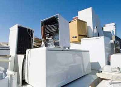 Refrigeration and air conditioning appliances are among of the major sources of CFCs.