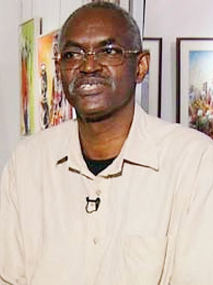 Epa Binamungu at his Inganzo Art Gallery. The New Times/File