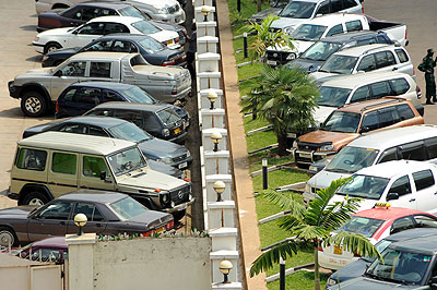 Some areas are overwhelmed by the number of motorists in search of parking during the day. The New Times /File.