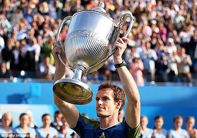 Murray could face Jo-Wilfried Tsonga in the quarter-finals, who he beat at Queen's last week. Net photo.