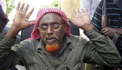 Radical Islamist Sheikh Hassan Dahir Aweys. Net photo.