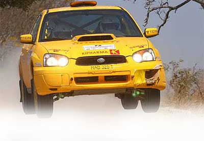 Davite Giancarlo is ranked second overall in the African Rally Championship standings with 35 points. Saturday Sport / File.