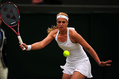 Lisicki showed the fight that helped her to jettison Serena Williams in the fourth round. Net photo.