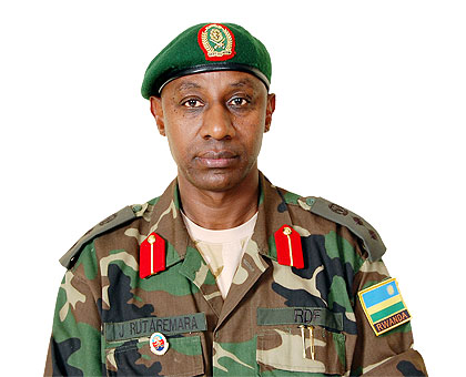 Col. Rutaremara, director of Rwanda Peace Academy.. The New Times/File.