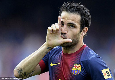 Fabregas is among the finest midfielders in the world. Net photo