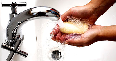 Hundreds of things and people we touch day-to-day have infections on them. Washing hands will keep the doctor away. Net photo.