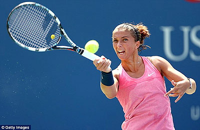 Errani admitted she felt extra pressure as the No 4 seed in New York. Net photo