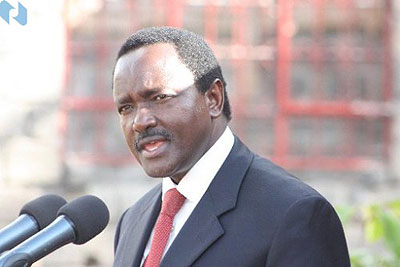 Former Kenyan Vice-President Kalonzo Musyoka. Net photo.