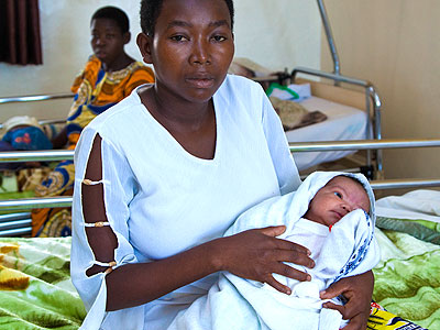 A mother and her newborn child. Rwanda seeks to continue using new technologies and innovations to to sustain the gains in child survival and development. The New Times/File