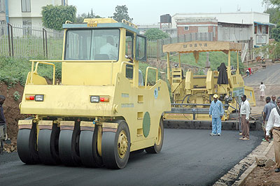 Ensuring that good infrastructure like roads and power will be key to the realisation of EDPRS II targets . File photo