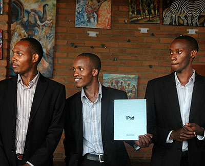 Management team of Yellow Counts awarded an iPad and will get finance for their projects. The New Times,T. Ishimwe