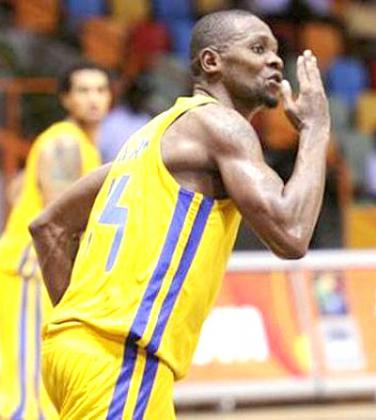 Kami Kabangu in Morocco for trials after putting on a good show in the 2013 Fiba Afrobasket championship held in Cote d'Ivoire. The New Times/ Courtesy