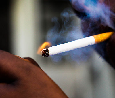 The Rwanda tobacco control law among others aims to motivate smokers to quit smoking. The New Times/Timothy Kisambira