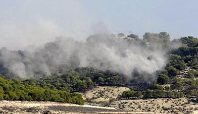 Mount Taouyer area of Beja region where Tunisian forces killed nine Islamists. Net photo.