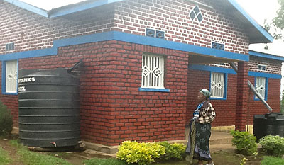 Nyirambonigaba at her family home. The farmer is known in her locality as an innovative and determined person. The New Times / Seraphine Habimana