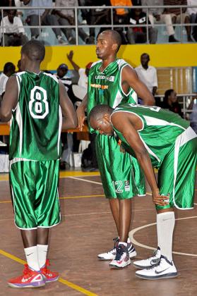 Espoir will be led by last season's MVP Aristide Mugabe (#3) and Pascal Karekezi (C). Times Sport / File.