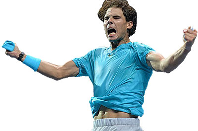 Rafael Nadal will finish the year in the No 1 spot for the third time after beating Stanilas Wawrinka. Net photo