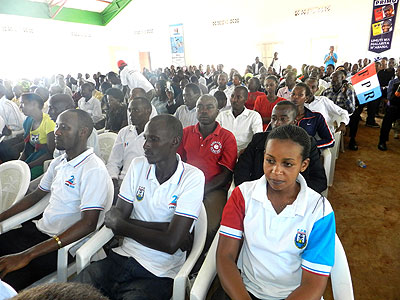 RPF youth during the elections in Rwamaga. The New Times/ Steven Rwembeho.