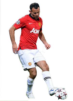 Giggs is still a vital part of the United team at the age of 40. Net photo.