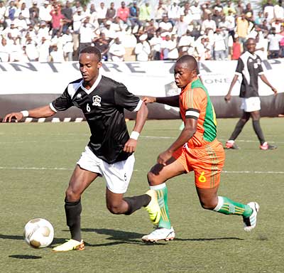 APR's midfielder Yannick Mukunzi will be part of the military side which is primed for the rivalry clash against SC Kiyovu this weekend. The New Times / T. Kisambira.