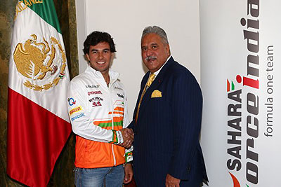 Force India confirms Pu00e9rez for 2014. Net photo