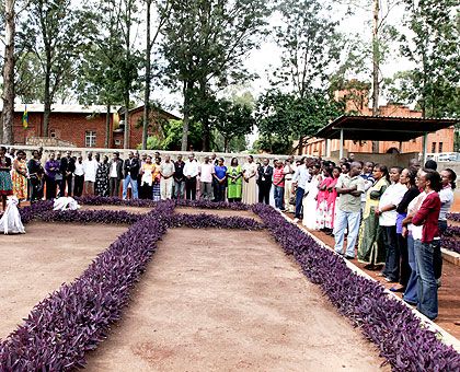 Mourners during a past Genocide commemoration event in Nyarubuye in Eastern Province. File.